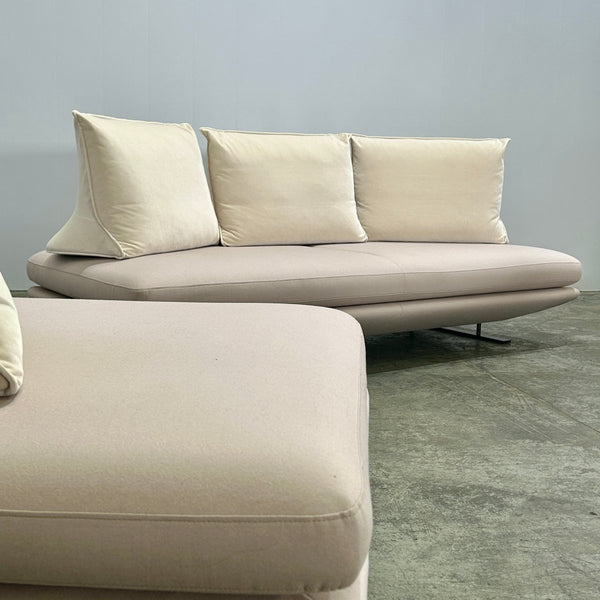 Ligne Roset Prado Sofa and Ottomans by Christian Werner, Set of Three @ REHAUS