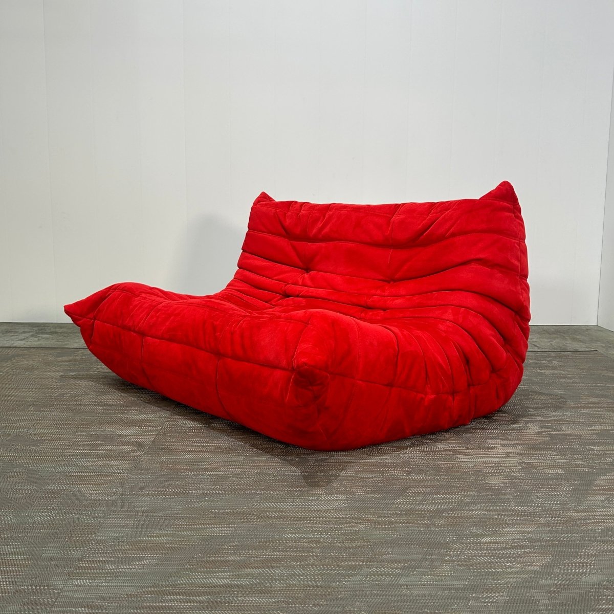 Ligne Roset Red Modular Togo Sofa by Michel Ducaroy, Set of Four @ REHAUS