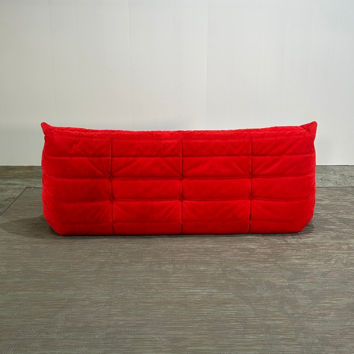 Ligne Roset Red Modular Togo Sofa by Michel Ducaroy, Set of Four @ REHAUS
