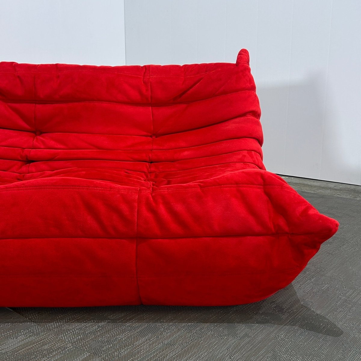 Ligne Roset Red Modular Togo Sofa by Michel Ducaroy, Set of Three @ REHAUS