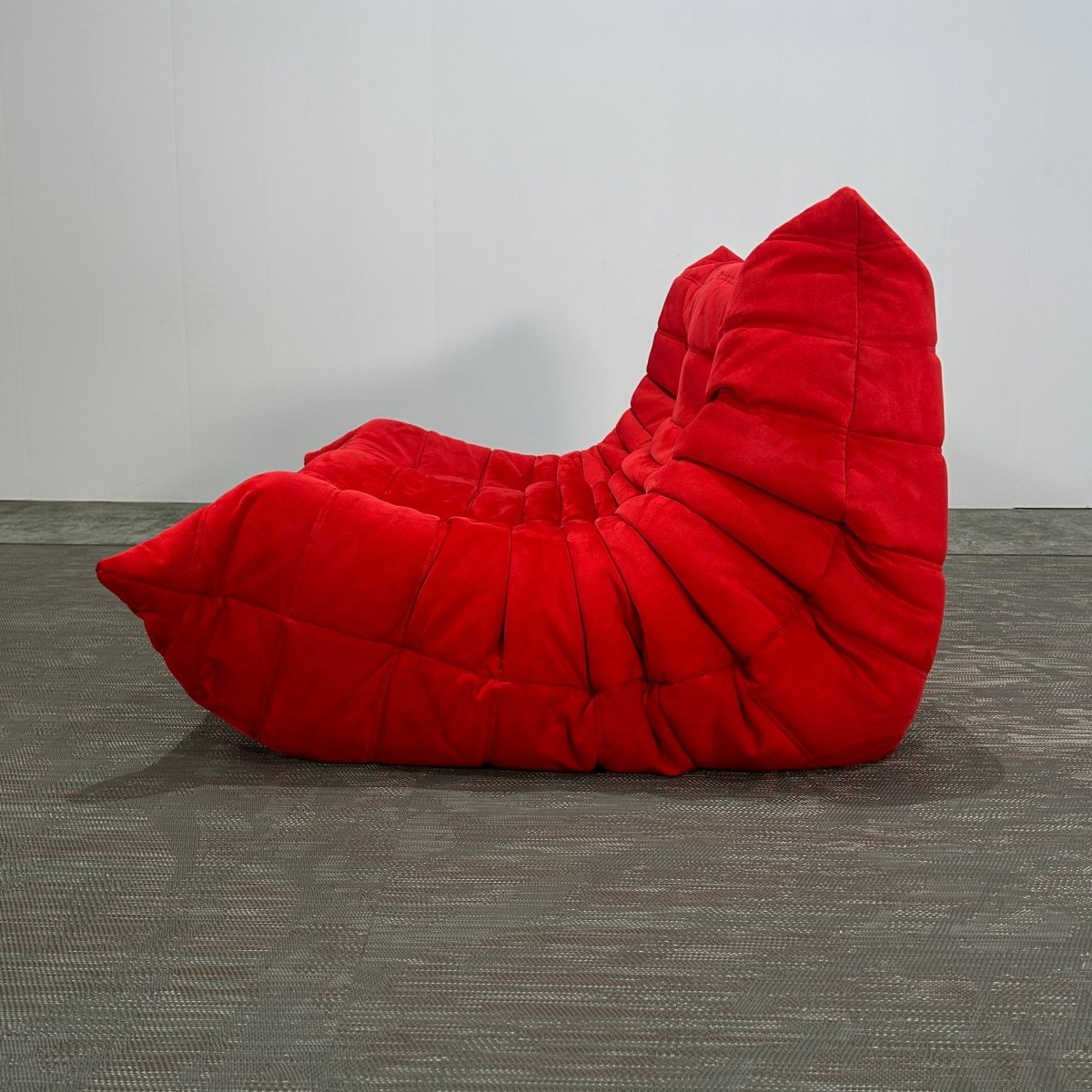 Ligne Roset Red Modular Togo Sofa by Michel Ducaroy, Set of Three @ REHAUS