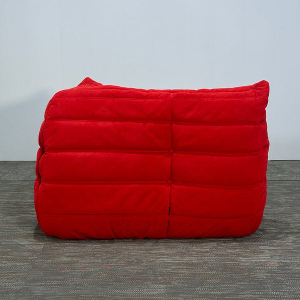 Ligne Roset Red Modular Togo Sofa by Michel Ducaroy, Set of Three @ REHAUS