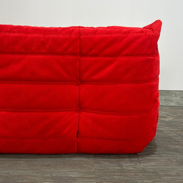 Ligne Roset Red Modular Togo Sofa by Michel Ducaroy, Set of Three @ REHAUS