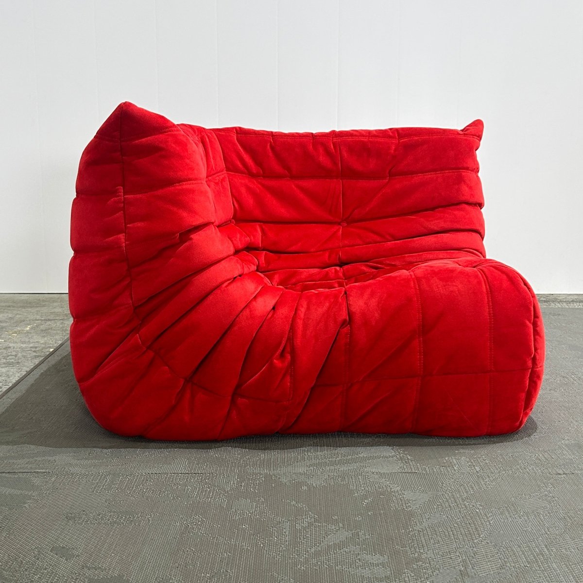 Ligne Roset Red Modular Togo Sofa by Michel Ducaroy, Set of Three @ REHAUS