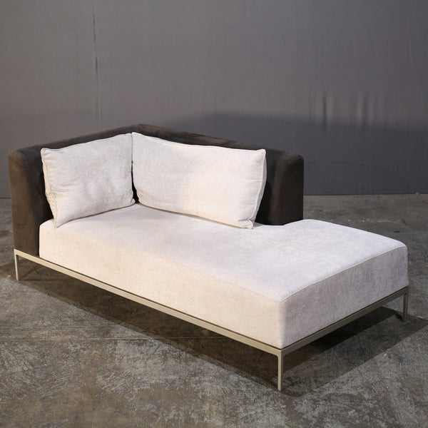Ligne Roset Sofa Reupholstered in Alcantara Fabric @ REHAUS
