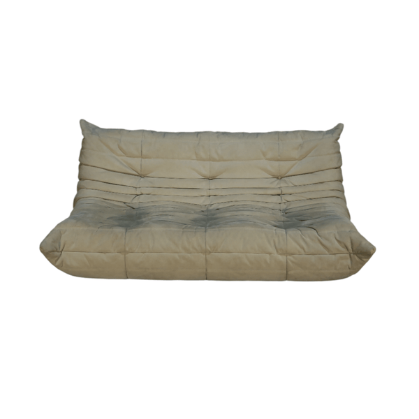 Ligne Roset Three Seater Green Togo Sofa by Michel Ducaroy @ REHAUS