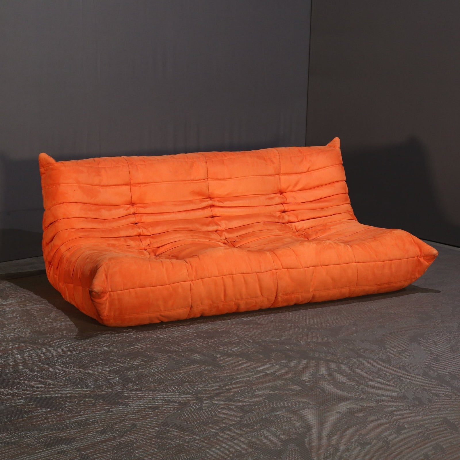 Ligne Roset Three Seater Orange Togo by Michel Ducaroy @ REHAUS