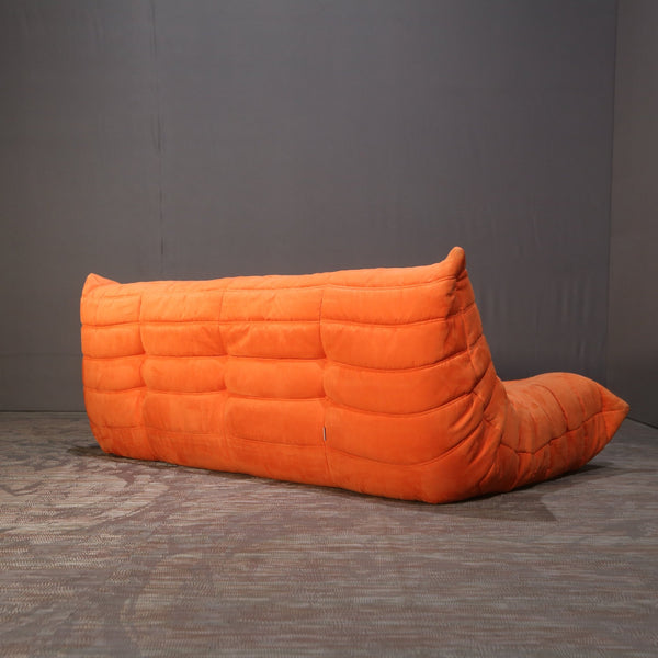 Ligne Roset Three Seater Orange Togo by Michel Ducaroy @ REHAUS