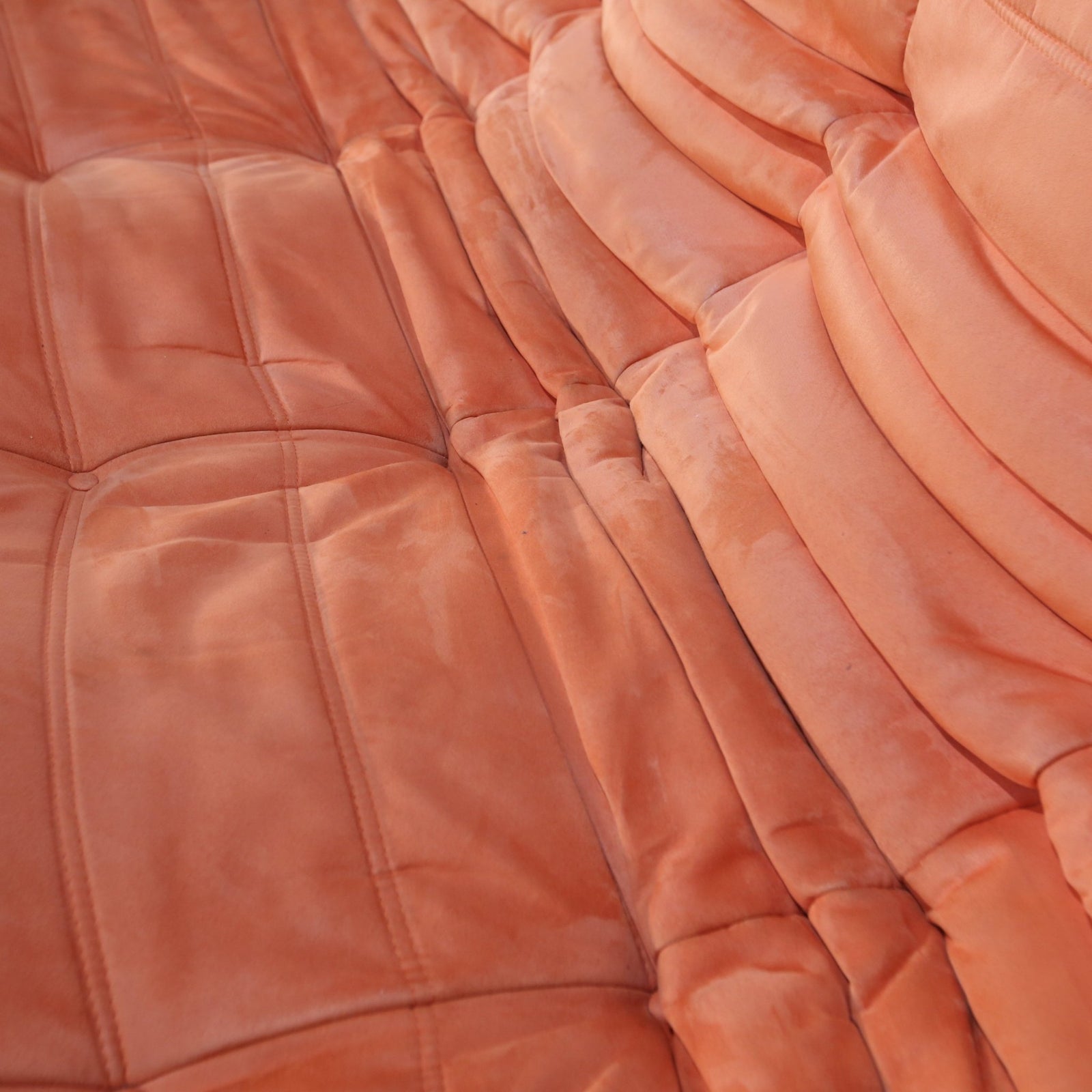 Ligne Roset Three Seater Orange Togo by Michel Ducaroy @ REHAUS
