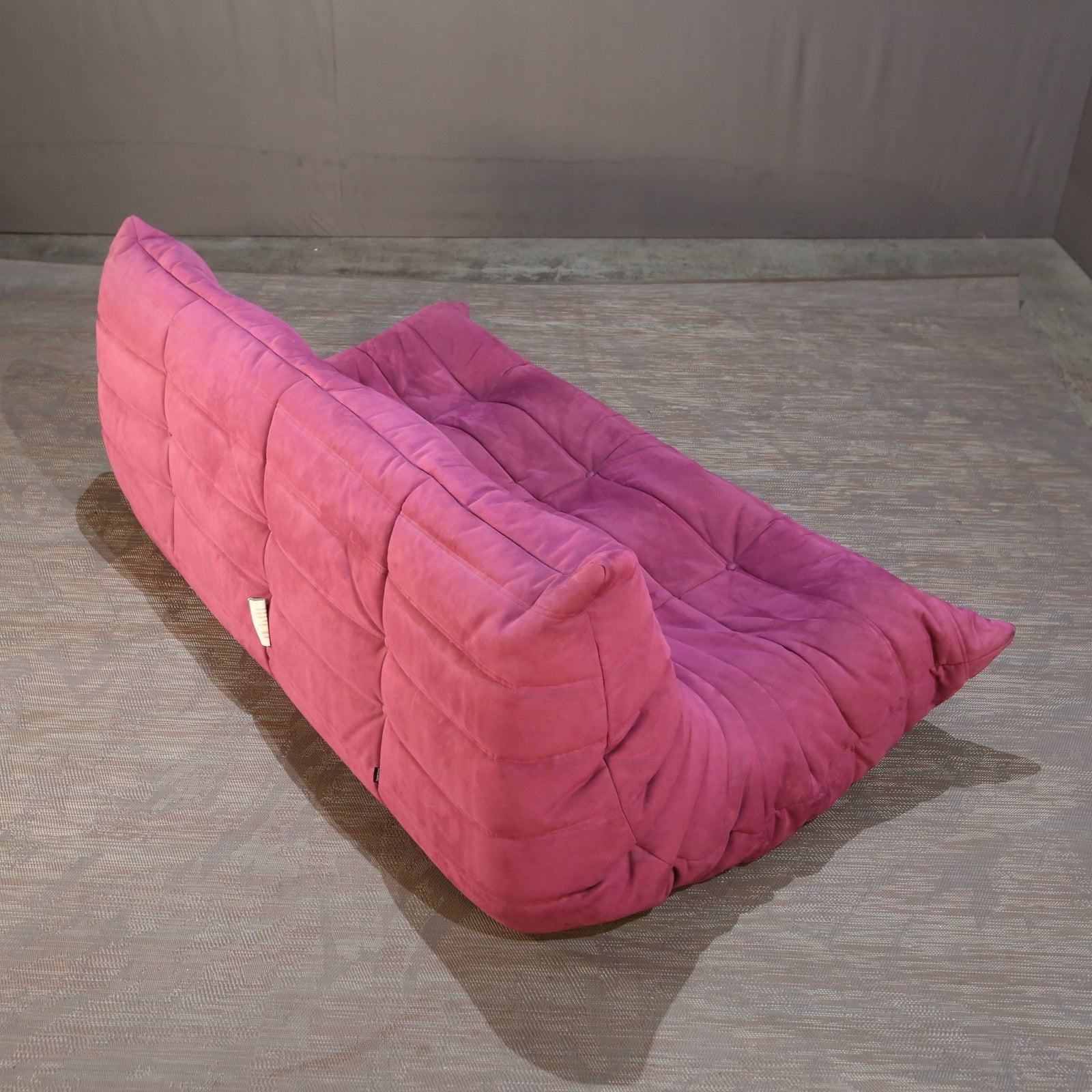 Ligne Roset Three Seater Pink Togo Sofa by Michel Ducaroy @ REHAUS