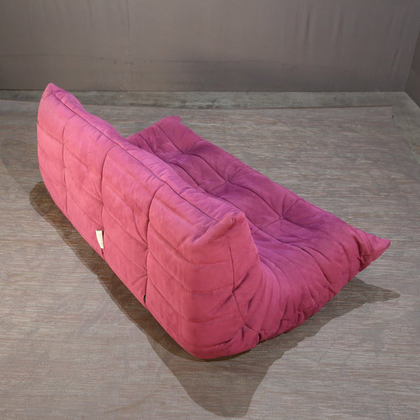 Ligne Roset Three Seater Pink Togo Sofa by Michel Ducaroy @ REHAUS