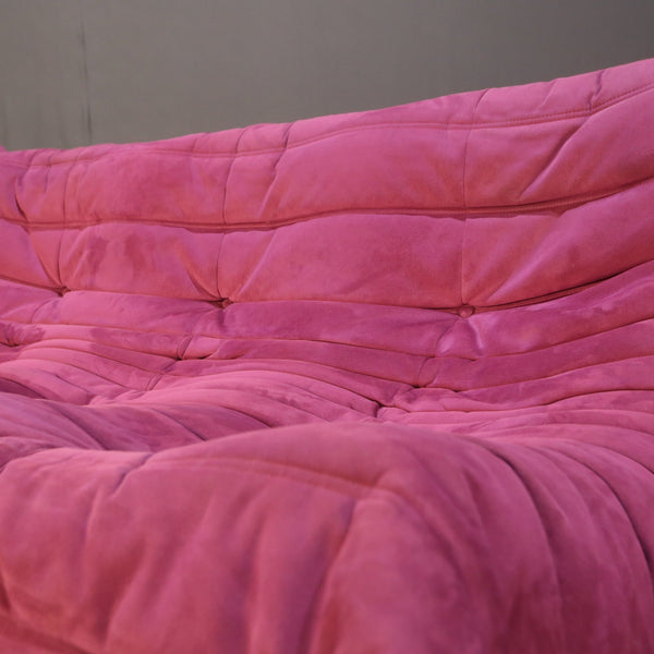 Ligne Roset Three Seater Pink Togo Sofa by Michel Ducaroy @ REHAUS