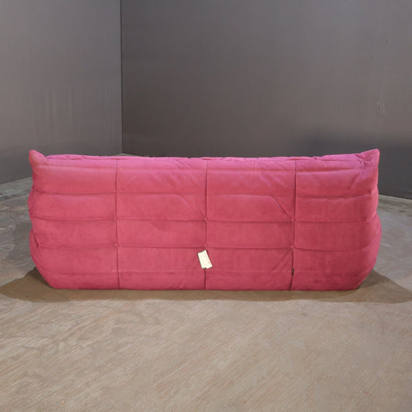 Ligne Roset Three Seater Pink Togo Sofa by Michel Ducaroy @ REHAUS
