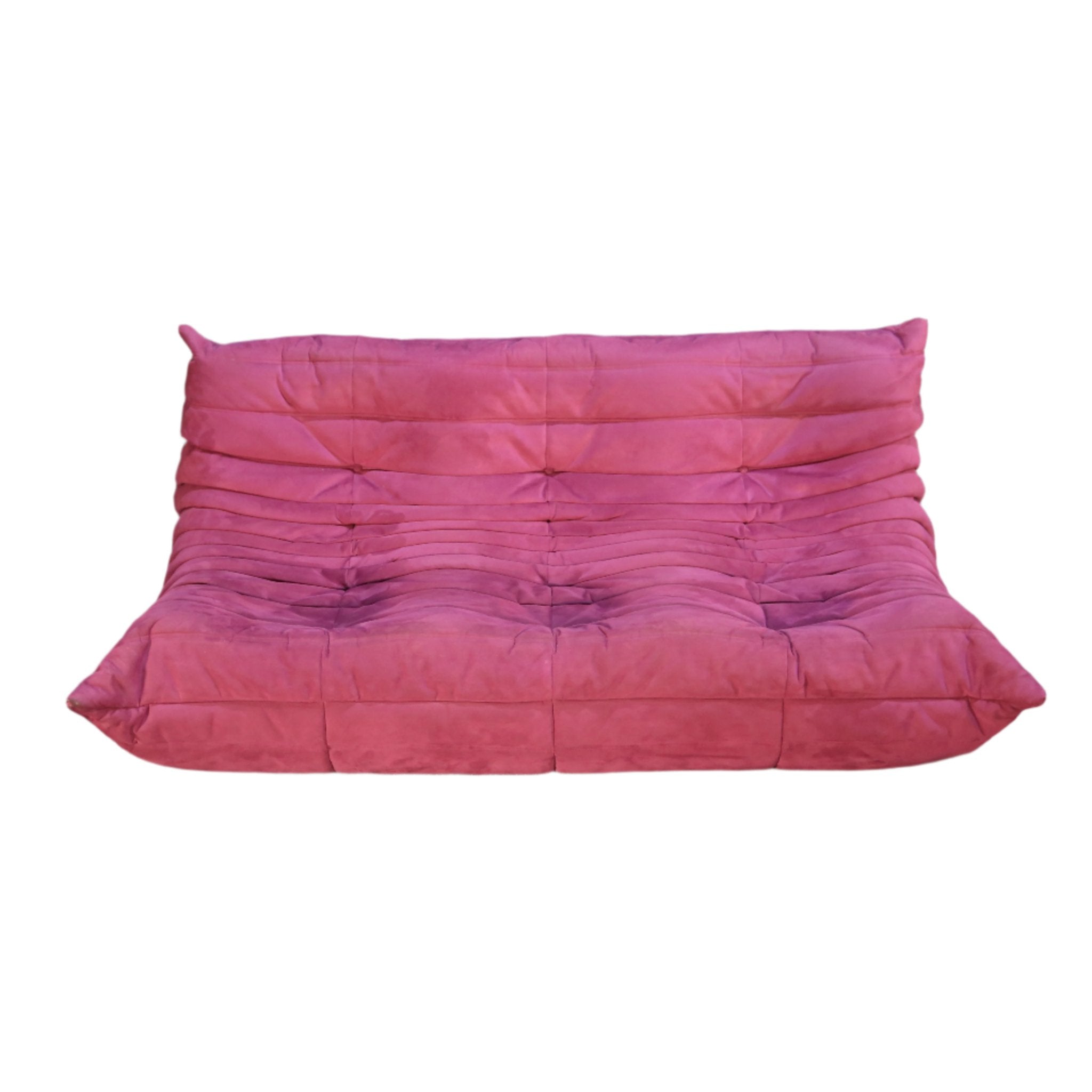Ligne Roset Three Seater Pink Togo Sofa by Michel Ducaroy @ REHAUS