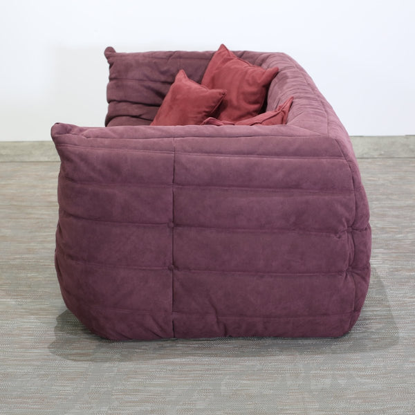 Ligne Roset Togo Medium Sofa and Ottoman by Michel Ducaroy, Set of Two @ REHAUS