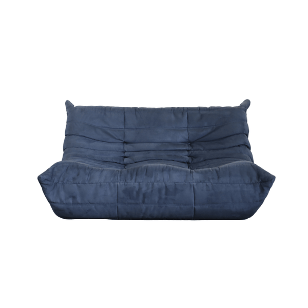 Ligne Roset Two Seater Blue Togo by Michel Ducaroy