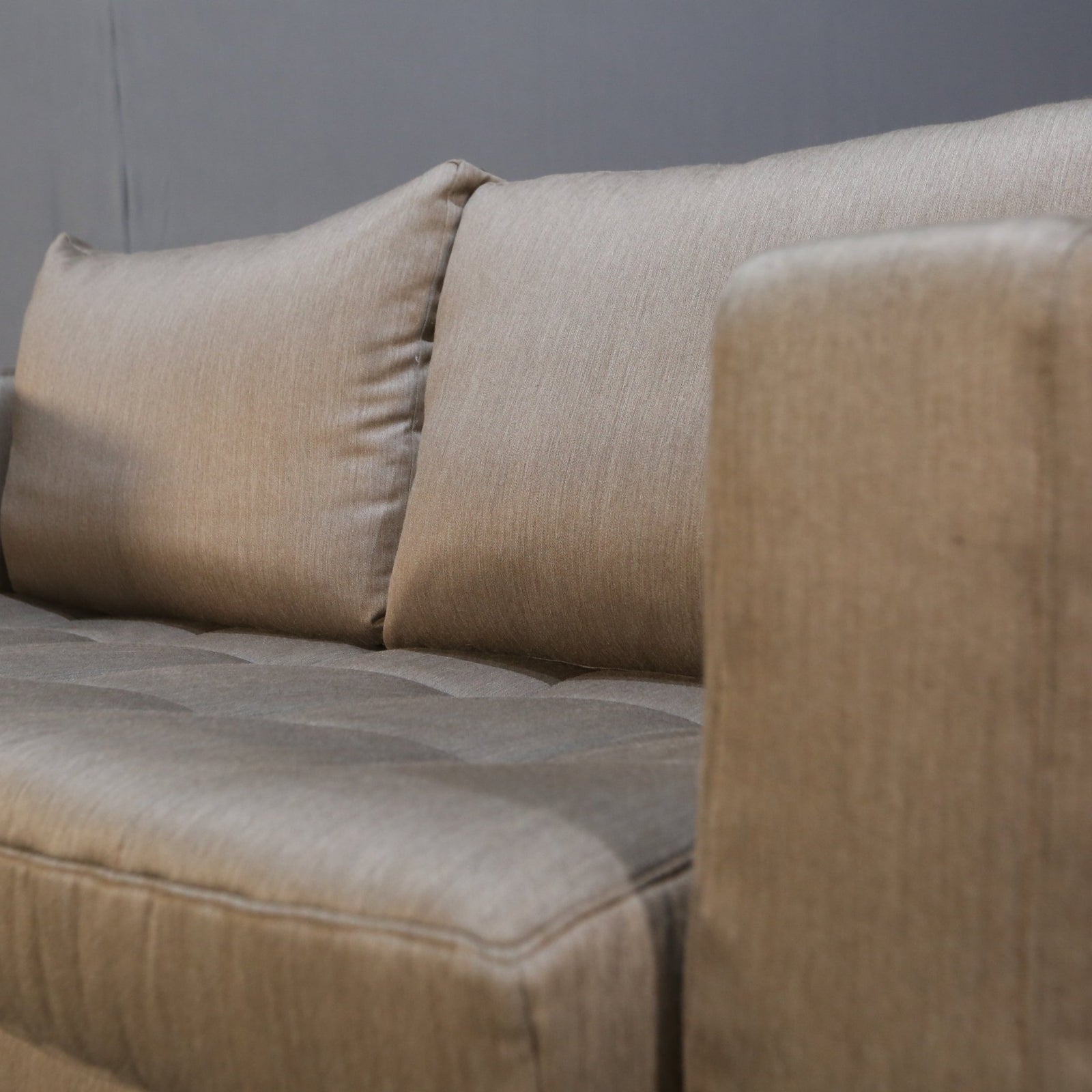 Ligne Roset Two Seater Grey Sofa @ REHAUS
