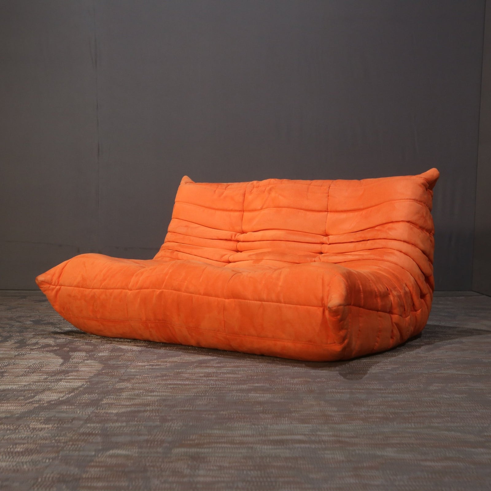 Ligne Roset Two Seater Orange Togo by Michel Ducaroy @ REHAUS