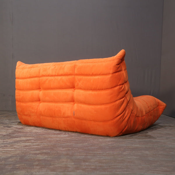 Ligne Roset Two Seater Orange Togo by Michel Ducaroy @ REHAUS