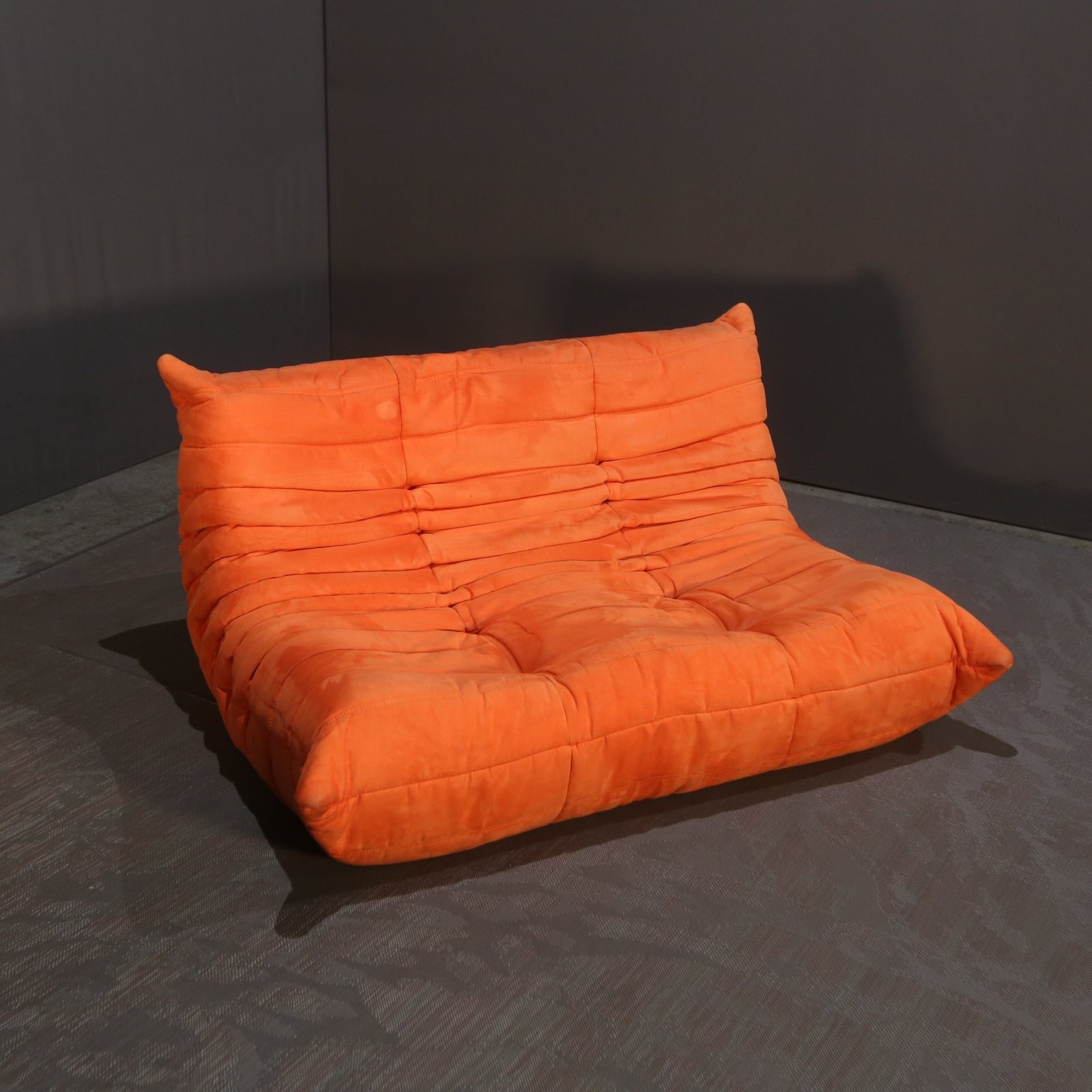 Ligne Roset Two Seater Orange Togo by Michel Ducaroy @ REHAUS