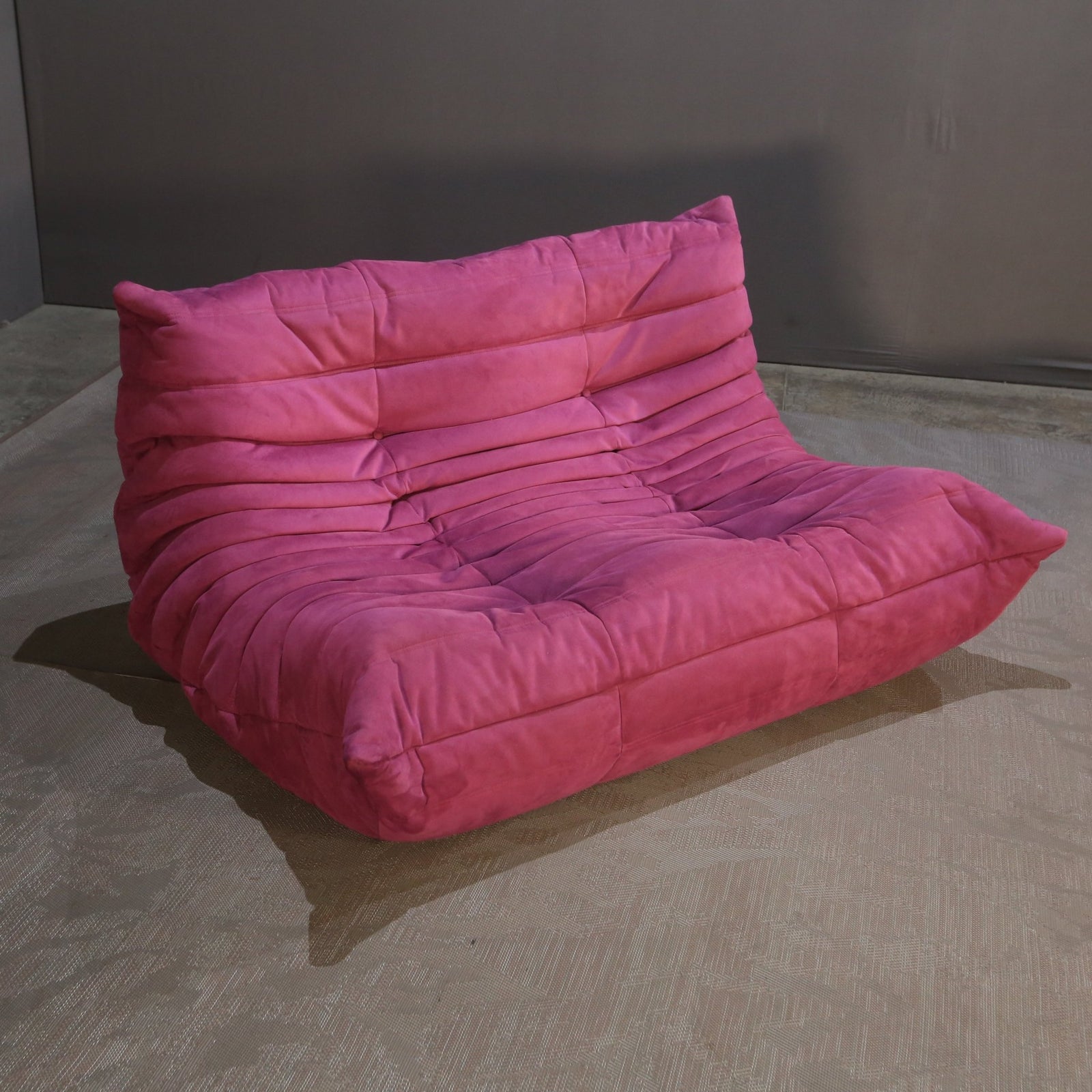 Ligne Roset Two Seater Pink Togo Sofa by Michel Ducaroy @ REHAUS
