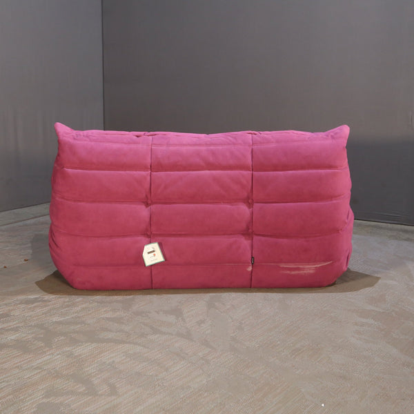 Ligne Roset Two Seater Pink Togo Sofa by Michel Ducaroy @ REHAUS