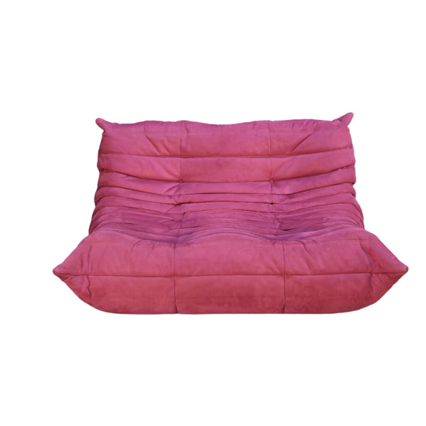 Ligne Roset Two Seater Pink Togo Sofa by Michel Ducaroy @ REHAUS