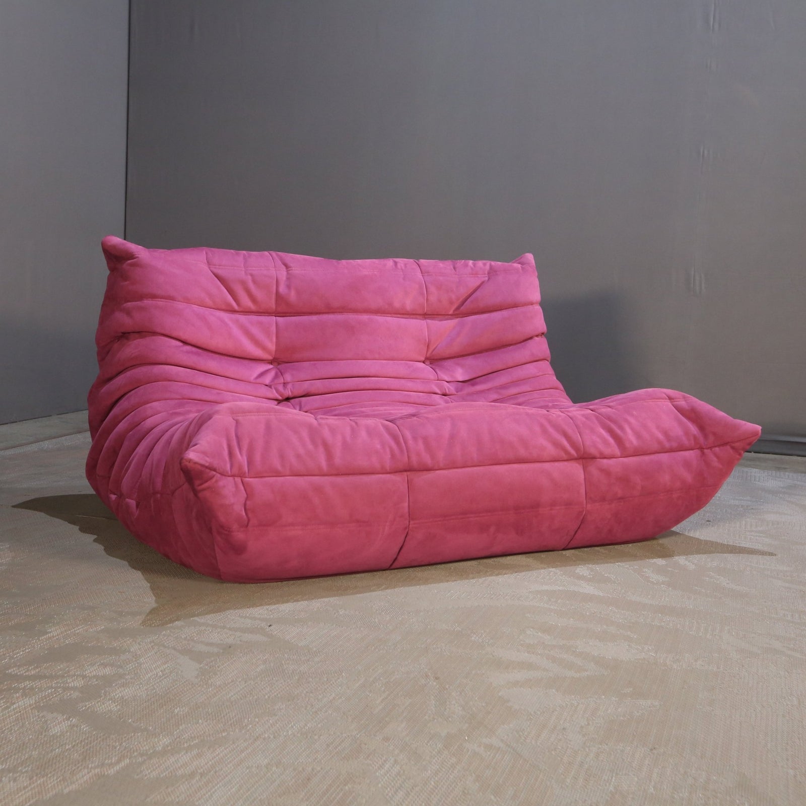 Ligne Roset Two Seater Pink Togo Sofa by Michel Ducaroy @ REHAUS