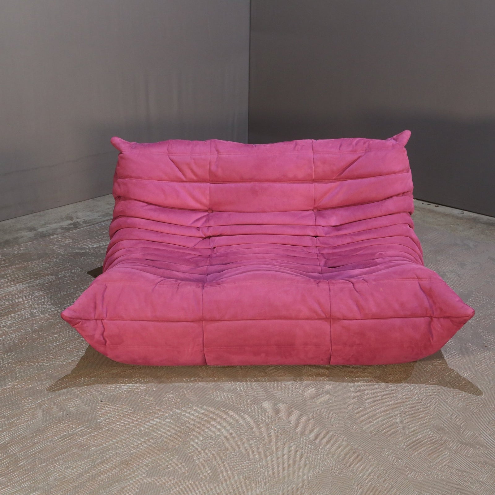 Ligne Roset Two Seater Pink Togo Sofa by Michel Ducaroy @ REHAUS