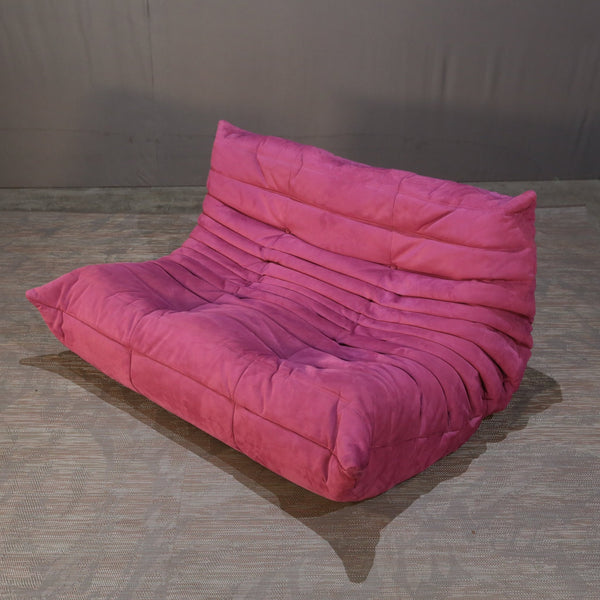 Ligne Roset Two Seater Pink Togo Sofa by Michel Ducaroy @ REHAUS