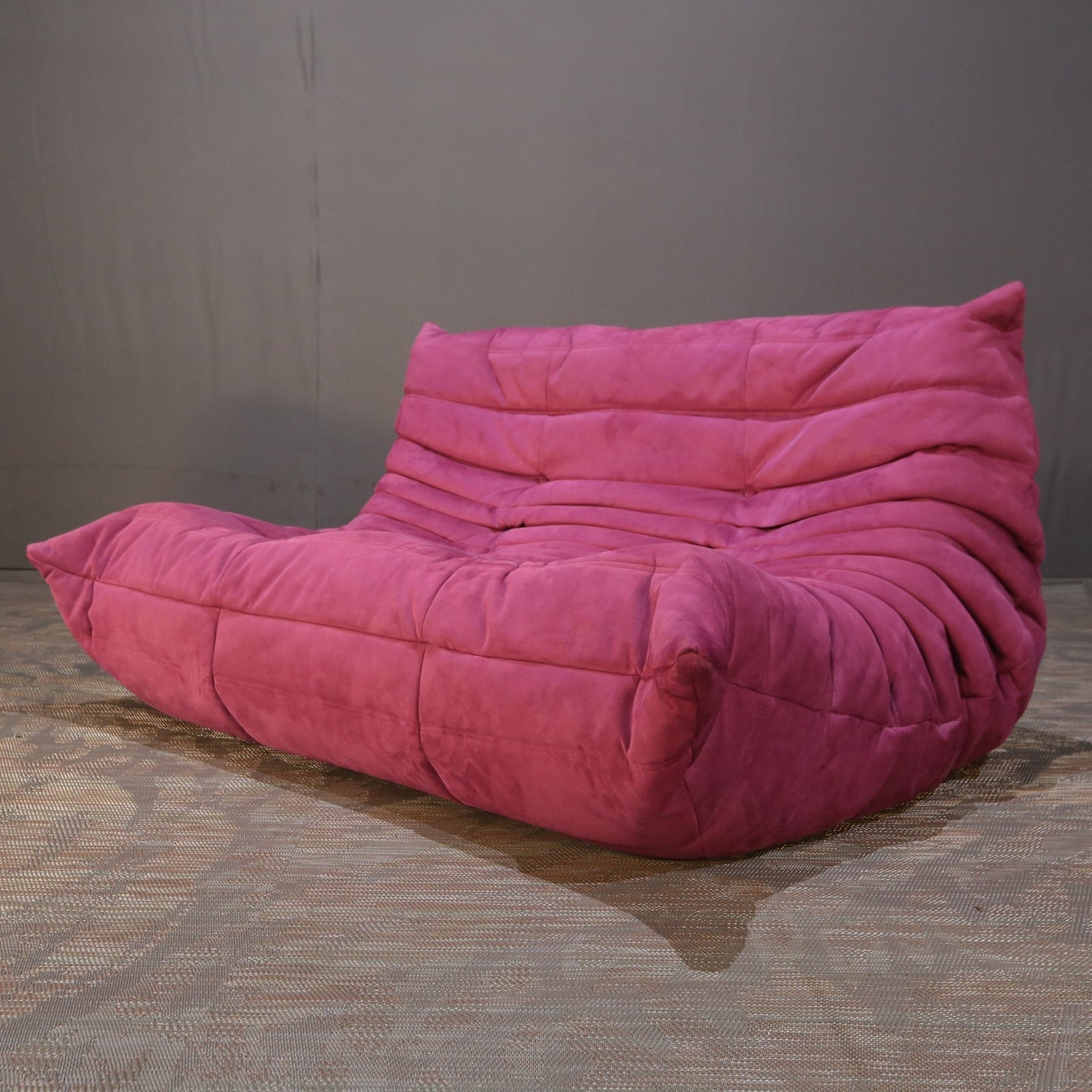 Ligne Roset Two Seater Pink Togo Sofa by Michel Ducaroy @ REHAUS