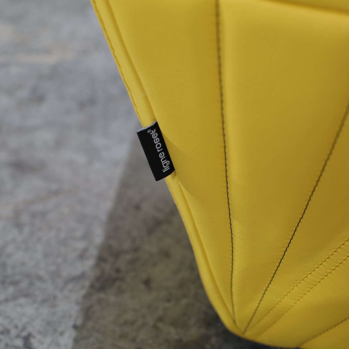 Ligne Roset Yellow Facett Armchair by R. & E. Bouroullec @ REHAUS