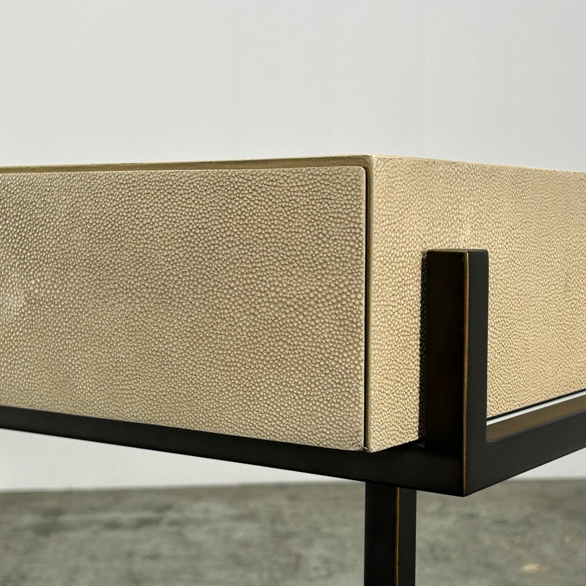 Lillian August Simone Faux Shagreen Leather Desk @ REHAUS
