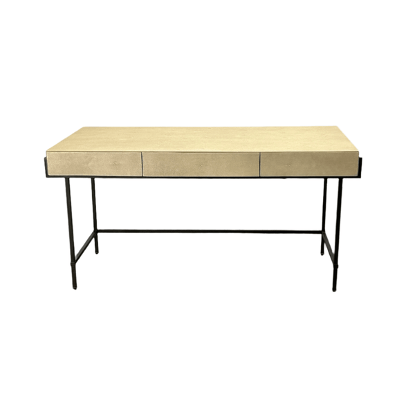 Lillian August Simone Faux Shagreen Leather Desk @ REHAUS