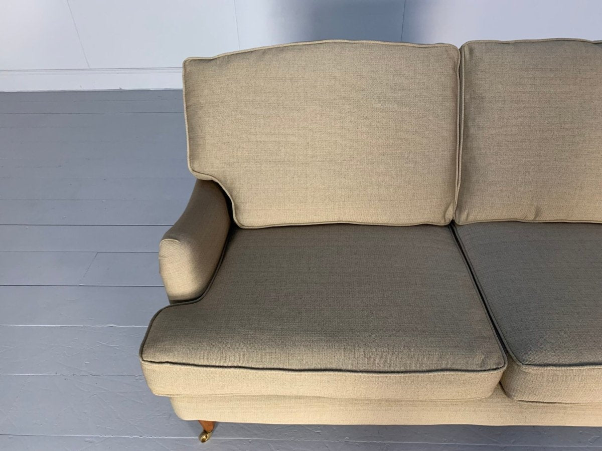 Linley 2.5 - Seat Howard - Design Sofa - In Woven Gold Fabric @ REHAUS