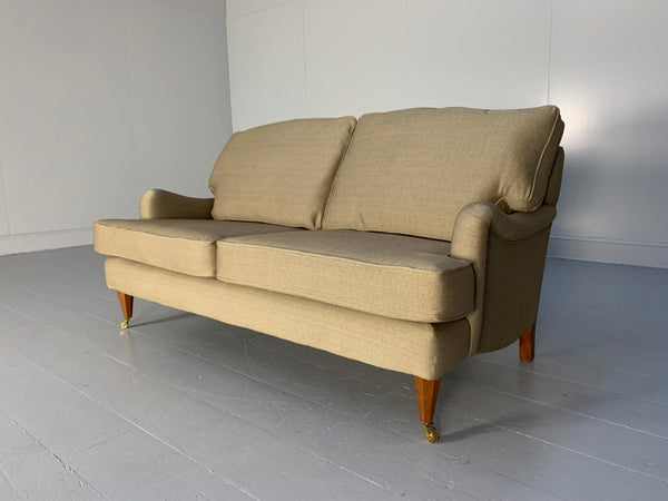 Linley 2.5 - Seat Howard - Design Sofa - In Woven Gold Fabric @ REHAUS