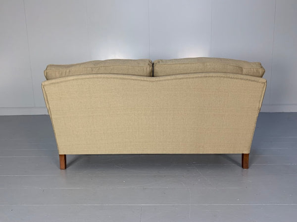 Linley 2.5 - Seat Howard - Design Sofa - In Woven Gold Fabric @ REHAUS
