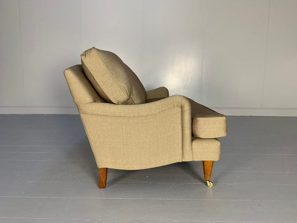 Linley 2.5 - Seat Howard - Design Sofa - In Woven Gold Fabric @ REHAUS