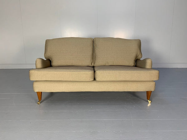 Linley 2.5 - Seat Howard - Design Sofa - In Woven Gold Fabric @ REHAUS