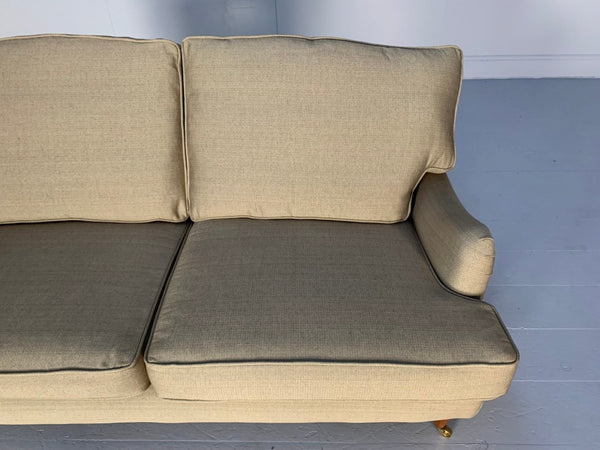 Linley 2.5 - Seat Howard - Design Sofa - In Woven Gold Fabric @ REHAUS