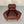 Linley Aston Armchair - In Oxblood Leather @ REHAUS