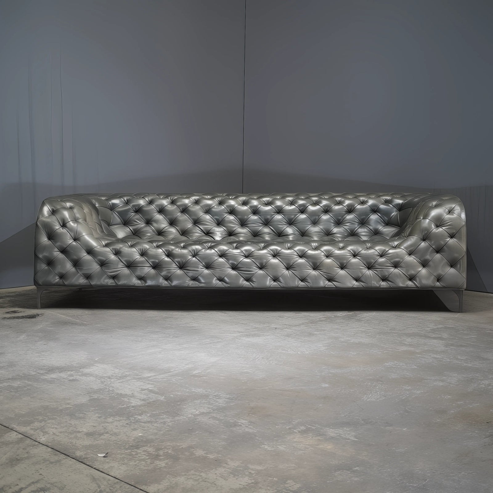 Lof's Gurian Arthur Leather Chesterfield Sofa by Zeno Nugari - REHAUS - Lof's