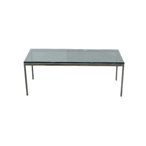 Low Glass Coffee Table by Knoll