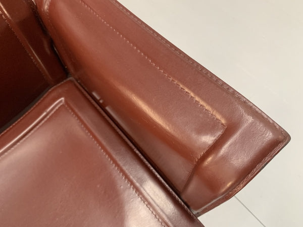 Matteo Grassi Korium Dining Chairs - In Brown Coach Leather, Set of Eight @ REHAUS