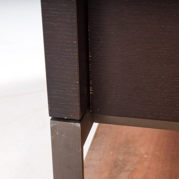 Maxalto B&B Italia Mida Dark Oak and Red Cabinet - REHAUS - Max Alto