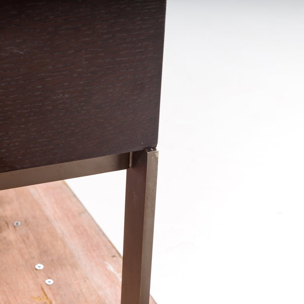 Maxalto B&B Italia Mida Dark Oak and Red Cabinet - REHAUS - Max Alto