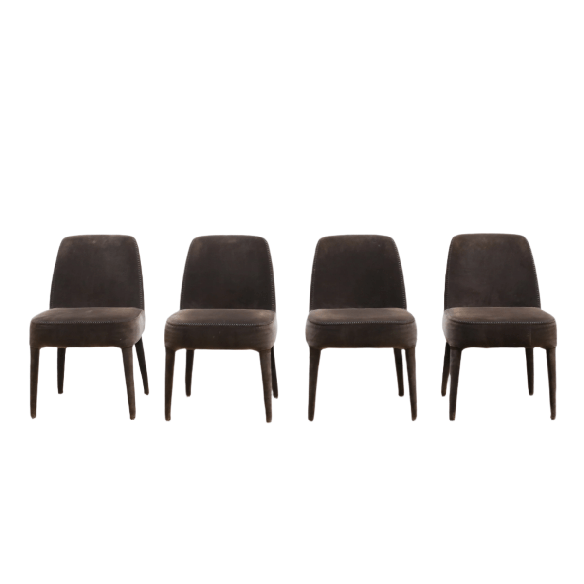 Maxalto Black Febo Dining Chair by Antonio Citterio, Set of Four @ REHAUS