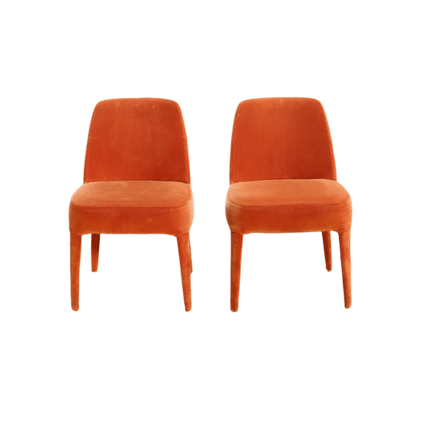 Maxalto Orange Febo Dining Chair by Antonio Citterio, Set of Two @ REHAUS