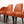 Maxalto Orange Patterned Febo Dining Chairs by Antonio Citterio, Set of Four @ REHAUS