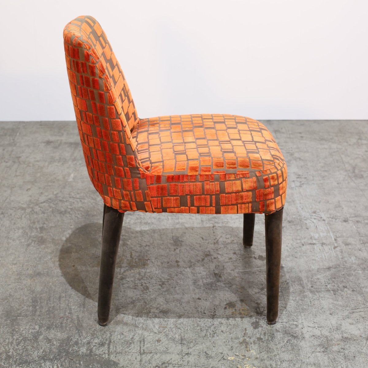 Maxalto Orange Patterned Febo Dining Chairs by Antonio Citterio, Set of Four @ REHAUS